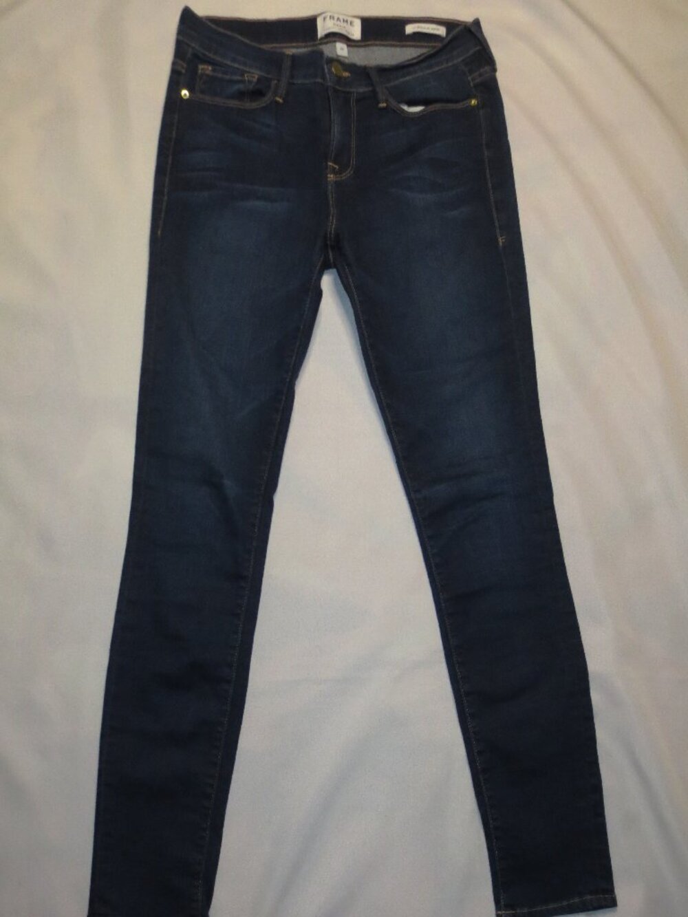 FRAME womens JEANS blue LE SKINNY de JEANNE DENIM SIZE 29